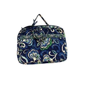 Vera Bradley Laptop Case Women One Size Chelsea Blue Quilted